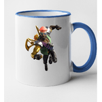 Casa si Gradina - Bucatarie si vesela - Cani si pahare - Cani si cesti - Cana maner albastru personalizata Fortnite - Major Lazer, INOVATIX®. 330ml - Infinity.ro