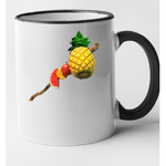 Casa si Gradina - Bucatarie si vesela - Cani si pahare - Cani si cesti - Cana maner negru personalizata Fortnite - Tropical Hazard Kebab Pickaxe, INOVATIX®. 330ml - Infinity.ro
