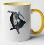 Casa si Gradina - Bucatarie si vesela - Cani si pahare - Cani si cesti - Cana maner galben personalizata Fortnite - Moon Knight, INOVATIX®. 330ml - Infinity.ro