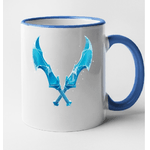 Casa si Gradina - Bucatarie si vesela - Cani si pahare - Cani si cesti - Cana maner albastru personalizata Fortnite - Glacial Rift Edges Pickaxe, INOVATIX®. 330ml - Infinity.ro