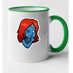 Casa si Gradina - Bucatarie si vesela - Cani si pahare - Cani si cesti - Cana maner verde personalizata Fortnite - Mystique Sneak Emoji, INOVATIX®. 330ml - Infinity.ro