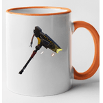 Casa si Gradina - Bucatarie si vesela - Cani si pahare - Cani si cesti - Cana maner portocaliu personalizata Fortnite - Megavolt Pickaxe, INOVATIX®. 330ml - Infinity.ro