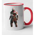 Casa si Gradina - Bucatarie si vesela - Cani si pahare - Cani si cesti - Cana maner rosu personalizata Fortnite - Kratos, INOVATIX®. 330ml - Infinity.ro