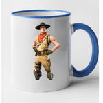 Casa si Gradina - Bucatarie si vesela - Cani si pahare - Cani si cesti - Cana maner albastru personalizata Fortnite - Sash Sergeant, INOVATIX®. 330ml - Infinity.ro