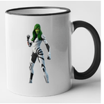 Casa si Gradina - Bucatarie si vesela - Cani si pahare - Cani si cesti - Cana maner negru personalizata Fortnite - Gamora, INOVATIX®. 330ml - Infinity.ro