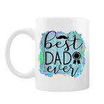 Casa si Gradina - Bucatarie si vesela - Cani si pahare - Cani si cesti - Cana alba personalizata "Best dad ever", INOVATIX®. 330ml - Infinity.ro