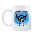 Casa si Gradina - Bucatarie si vesela - Cani si pahare - Cani si cesti - Cana alba personalizata "Proud owner of a bearded dad", INOVATIX®. 330ml - Infinity.ro