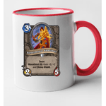 Casa si Gradina - Bucatarie si vesela - Cani si pahare - Cani si cesti - Cana maner rosu personalizata HearthStone - Silvermoon Sentinel, INOVATIX®. 330ml - Infinity.ro