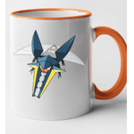 Casa si Gradina - Bucatarie si vesela - Cani si pahare - Cani si cesti - Cana maner portocaliu personalizata Silvally, INOVATIX®. 330ml - Infinity.ro