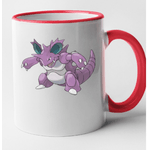Casa si Gradina - Bucatarie si vesela - Cani si pahare - Cani si cesti - Cana maner rosu personalizata Charizard, INOVATIX®. 330ml - Infinity.ro