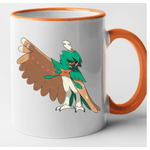 Casa si Gradina - Bucatarie si vesela - Cani si pahare - Cani si cesti - Cana maner portocaliu personalizata Camerupt, INOVATIX®. 330ml - Infinity.ro