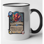 Casa si Gradina - Bucatarie si vesela - Cani si pahare - Cani si cesti - Cana maner negru personalizata HearthStone - Vicious Bloodworm, INOVATIX®. 330ml - Infinity.ro