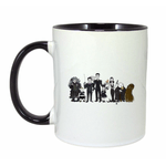 Casa si Gradina - Bucatarie si vesela - Cani si pahare - Cani si cesti - Cana maner negru personalizata Wednesday, INOVATIX®. 330ml - Infinity.ro