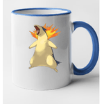 Casa si Gradina - Bucatarie si vesela - Cani si pahare - Cani si cesti - Cana maner albastru personalizata Miltank, INOVATIX®. 330ml - Infinity.ro