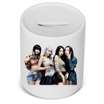 Casa si Gradina - Bucatarie si vesela - Cani si pahare - Cani si cesti - Pusculita alba personalizata blackpink kpop, INOVATIX®. 330ml - Infinity.ro