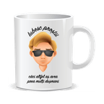 Casa si Gradina - Bucatarie si vesela - Cani si pahare - Cani si cesti - Cana alba personalizata Iubesc prostii caci altfel as avea prea multi dusmani, INOVATIX®. 330ml - Infinity.ro