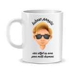 Casa si Gradina - Bucatarie si vesela - Cani si pahare - Cani si cesti - Cana alba personalizata Iubesc prostii caci altfel as avea prea multi dusmani, INOVATIX®. 330ml - Infinity.ro