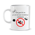 Casa si Gradina - Bucatarie si vesela - Cani si pahare - Cani si cesti - Cana alba personalizata Sunt genul de om pe care nu-l pui niciodata pe speaker, INOVATIX®. 330ml - Infinity.ro