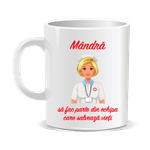 Casa si Gradina - Bucatarie si vesela - Cani si pahare - Cani si cesti - Cana alba personalizata Mandra sa fac parte din echipa care salveaza vieti, INOVATIX®. 330ml - Infinity.ro