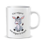 Casa si Gradina - Bucatarie si vesela - Cani si pahare - Cani si cesti - Cana alba personalizata Toti magarusii sunt draguti la inceput, INOVATIX®. 330ml - Infinity.ro