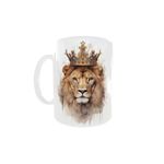 Casa si Gradina - Bucatarie si vesela - Cani si pahare - Cani si cesti - Cana alba personalizata LEU, INOVATIX®. 330ml - Infinity.ro