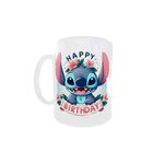 Casa si Gradina - Bucatarie si vesela - Cani si pahare - Cani si cesti - Cana alba personalizata Stitch, La multi ani, INOVATIX®. 330ml - Infinity.ro