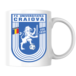 Casa si Gradina - Bucatarie si vesela - Cani si pahare - Cani si cesti - Cana alba personalizata „F.C. Universitatea Craiova” v1, fotbal club Universitatea Craiova, INOVATIX®. 330ml - Infinity.ro