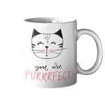 Casa si Gradina - Bucatarie si vesela - Cani si pahare - Cani si cesti - Cana alba personalizata You Are Purrfect, INOVATIX®. 330ml - Infinity.ro