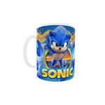 Casa si Gradina - Bucatarie si vesela - Cani si pahare - Cani si cesti - Cana alba personalizata Sonic, INOVATIX®. 330ml - Infinity.ro