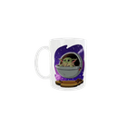 Casa si Gradina - Bucatarie si vesela - Cani si pahare - Cani si cesti - Cana alba personalizata Baby Yoda Grogu, INOVATIX®. 330ml - Infinity.ro