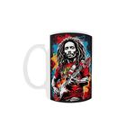 Casa si Gradina - Bucatarie si vesela - Cani si pahare - Cani si cesti - Cana alba personalizata cu Bob Marley, INOVATIX®. 330ml - Infinity.ro
