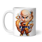 Casa si Gradina - Bucatarie si vesela - Cani si pahare - Cani si cesti - Cana alba personalizata, Personaj Krillin dragon ball, INOVATIX®. 330ml - Infinity.ro