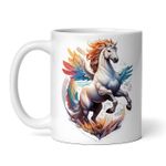 Casa si Gradina - Bucatarie si vesela - Cani si pahare - Cani si cesti - Cana alba personalizata, Pegasus personaj mitologic, INOVATIX®. 330ml - Infinity.ro