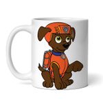 Casa si Gradina - Bucatarie si vesela - Cani si pahare - Cani si cesti - Cana alba personalizata, Paw Patrol Zuma da labuta, INOVATIX®. 330ml - Infinity.ro