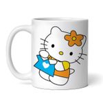Casa si Gradina - Bucatarie si vesela - Cani si pahare - Cani si cesti - Cana alba personalizata, Hello Kitty cu tricou, INOVATIX®. 330ml - Infinity.ro