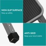 Sport si Outdoor - Camping - Mobilier pentru camping - Scaune camping - Scaun pliabil ajustabil Navaris, 3 inaltimi, platforma antiderapanta, 61657.01 - Infinity.ro