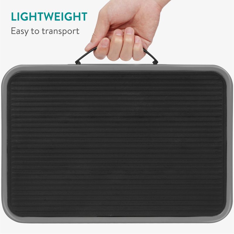 Sport si Outdoor - Camping - Mobilier pentru camping - Scaune camping - Scaun pliabil ajustabil Navaris, 3 inaltimi, platforma antiderapanta, 61657.01 - Infinity.ro