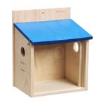 Petshop - Accesorii petshop - Culcusuri si custi - Tarcuri si colivii - Hranitoare de pasari Navaris, cu 2 pereti frontali, 21x18x26 cm, NAV000025VD001C - Infinity.ro