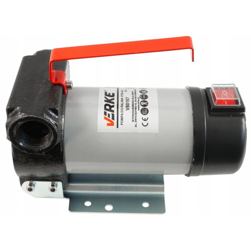 Casa si Gradina - Electrice - Echipamente electrice - Accesorii compresoare - Pompa transfer motorina 12V 50L/min 160W V80167 VERKE - Infinity.ro