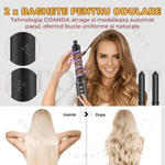 Ingrijire personala si Cosmetice - Aparate & accesorii ingrijire personala - Hair styling - Uscatoare de par - Uscator de Par 5 in 1, Multifunctional, 320k Ioni Negativi, 1400 W, Efect Coanda, 3 Trepte viteza, Negru Lucios - Infinity.ro