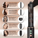 Ingrijire personala si Cosmetice - Aparate & accesorii ingrijire personala - Hair styling - Uscatoare de par - Uscator de Par 5 in 1, Multifunctional, 320k Ioni Negativi, 1400 W, Efect Coanda, 3 Trepte viteza, Negru Lucios - Infinity.ro
