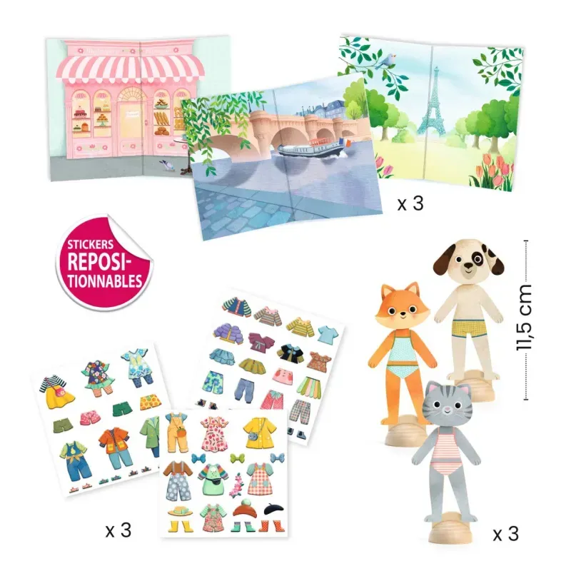 Jucarii, Copii si Bebe - Jucarii si jocuri - Jucarii & jocuri educative - Jocuri si jucarii educative - Joc creativ Bine te-am gasit Paris - Infinity.ro