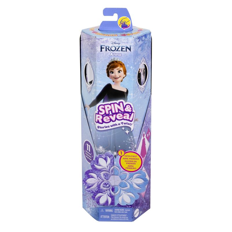 Jucarii, Copii si Bebe - Jucarii si jocuri - Papusi si accesorii - Papusi - Papusa Disney Frozen, Spin And Reveal, Anna - Infinity.ro