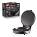 Electronice si Electrocasnice - Electrocasnice bucatarie - Accesorii electrocasnice bucatarie - Aparat pentru preparat pizza, RAF R5412, 1100 W, termostat reglabil, diametru 30 cm, negru - Infinity.ro