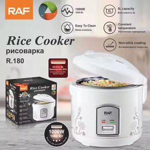 Oala electrica pentru gatit cu aburi, RAF R180, 1000 W, 5 L, gatit/incalzit, 23x29 cm, alb