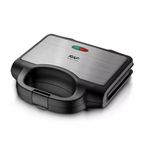 Electronice si Electrocasnice - Electrocasnice bucatarie - Preparare paine - Sandwich-maker - Sandwich Maker si Grill, RAF R547T, 2 in 1, 850 W, placi antiaderente, 23x23x26 cm, negru - Infinity.ro