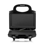 Electronice si Electrocasnice - Electrocasnice bucatarie - Preparare paine - Sandwich-maker - Sandwich Maker si Grill, RAF R547T, 2 in 1, 850 W, placi antiaderente, 23x23x26 cm, negru - Infinity.ro