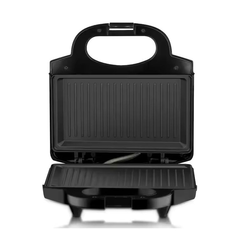 Electronice si Electrocasnice - Electrocasnice bucatarie - Preparare paine - Sandwich-maker - Sandwich Maker si Grill, RAF R547T, 2 in 1, 850 W, placi antiaderente, 23x23x26 cm, negru - Infinity.ro