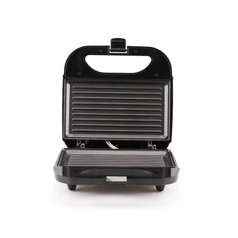 Electronice si Electrocasnice - Electrocasnice bucatarie - Preparare paine - Sandwich-maker - Sandwich Maker si Grill, RAF R261, 2 in 1, 850 W, placi antiaderente, termostat, 22x23x24 cm, negru - Infinity.ro