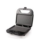 Electronice si Electrocasnice - Electrocasnice bucatarie - Preparare paine - Sandwich-maker - Sandwich Maker si Grill, RAF R261, 2 in 1, 850 W, placi antiaderente, termostat, 22x23x24 cm, negru - Infinity.ro